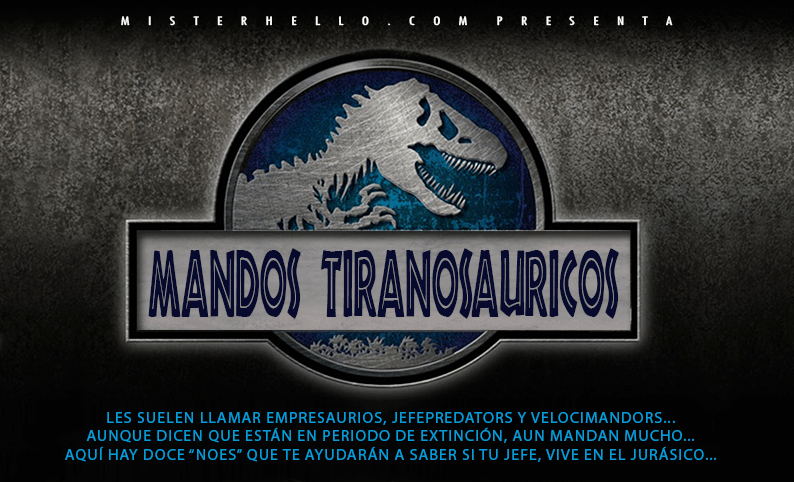 XLVI | JEFES TIRANOSAURIOS Y 12 NOES PARA IDENTIFICARLOS…